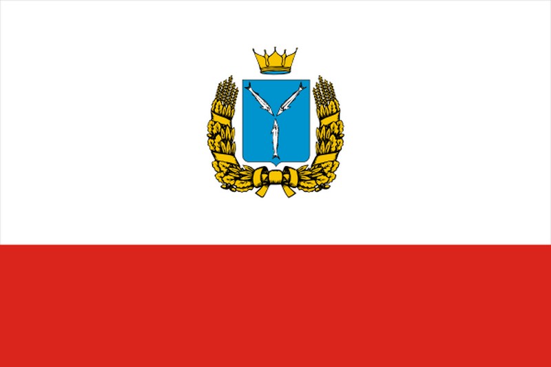 Флаг Саратовской области.